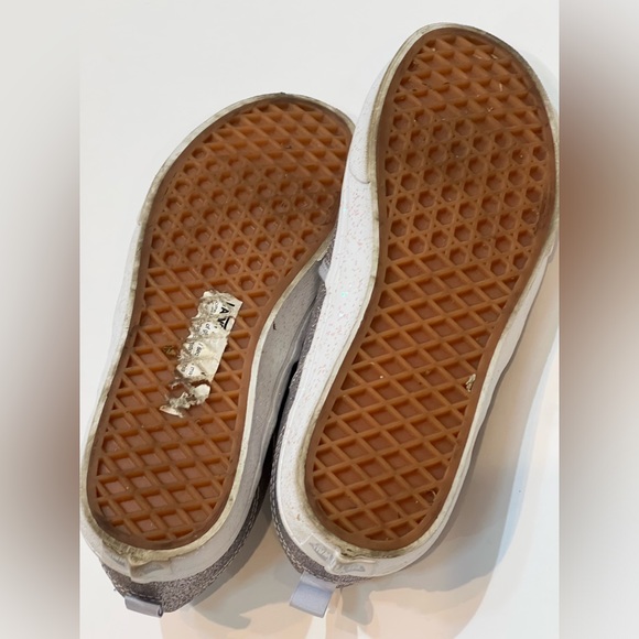 Girls Vans Big Kid Asher Glitter Slip-on Sneaker - Picture 4 of 5
